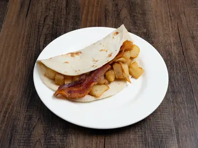 Foto: papa y tocino